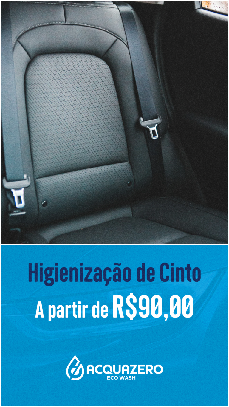 STORY HIGIENIZAÇÃO DE CINTO