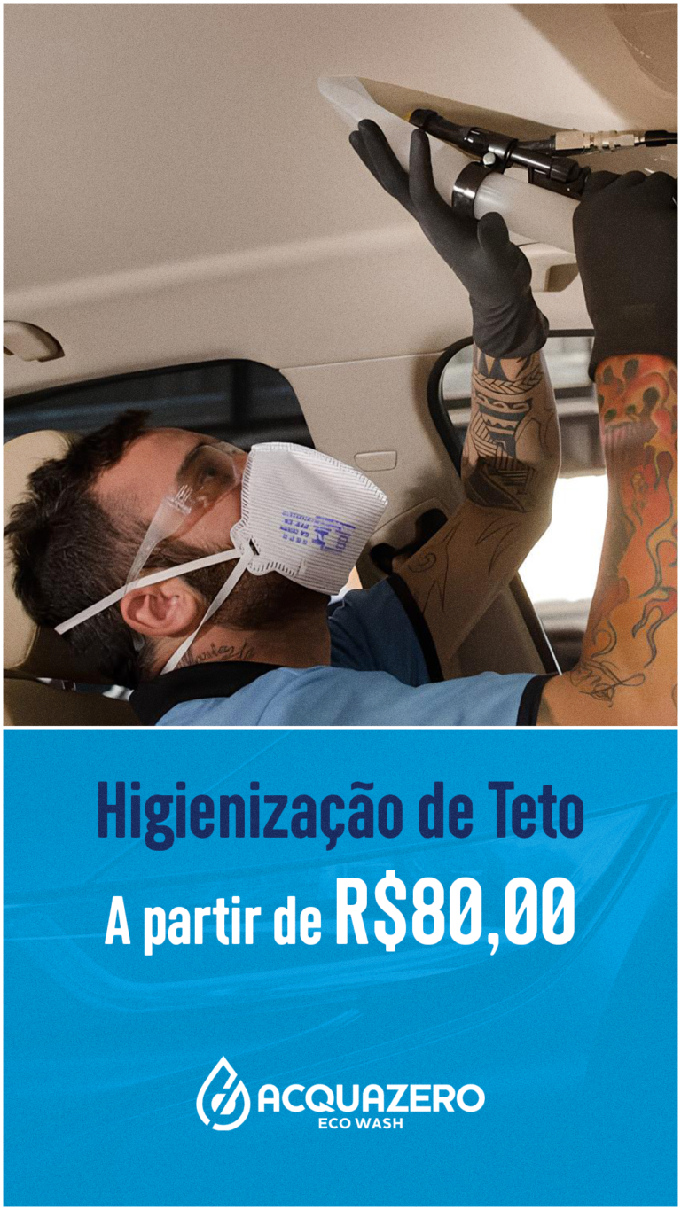STORY HIGIENIZAÇÃO DE TETO